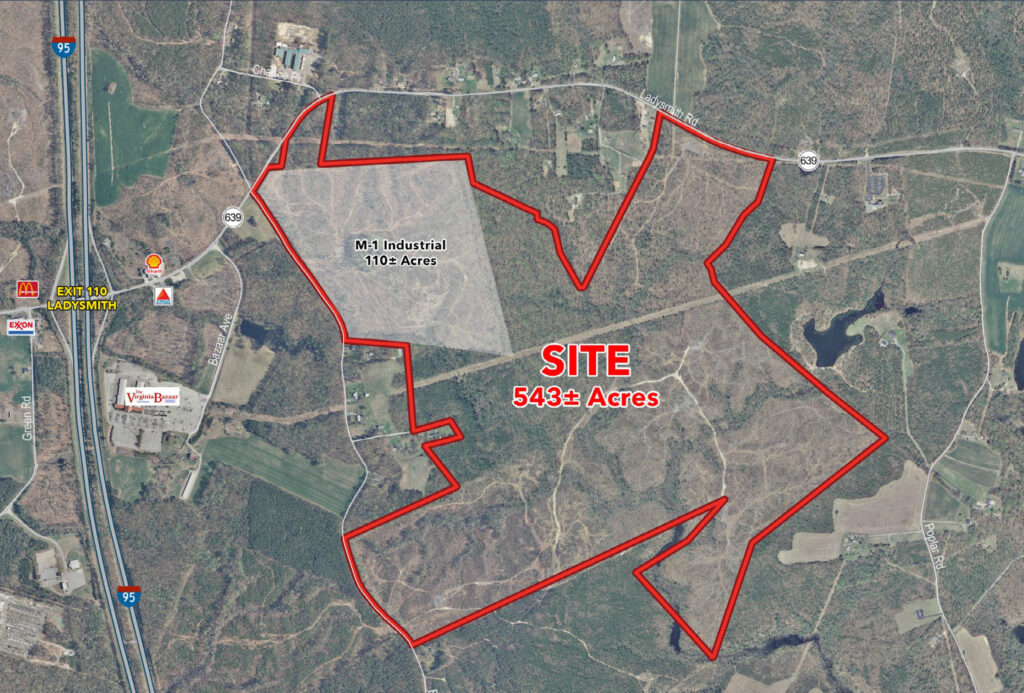 VA MEGA SITE Up to 543± Acres The Man With Square Feet®